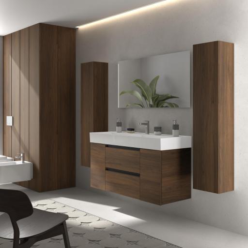 Mueble de baño Bequia Plus Metal 2 cajones 2 puertas 120cm de Salgar [3]