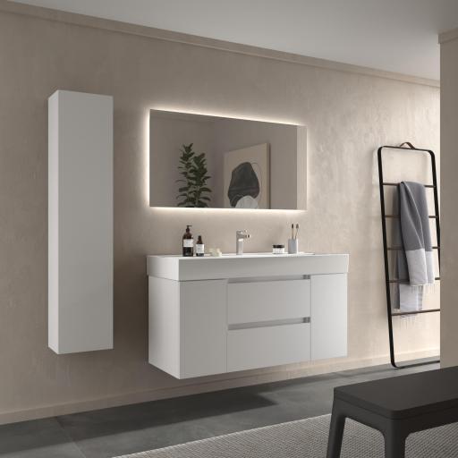 Mueble de baño Bequia Plus suspendido 2 cajones 2 puertas 120cm de Salgar [1]