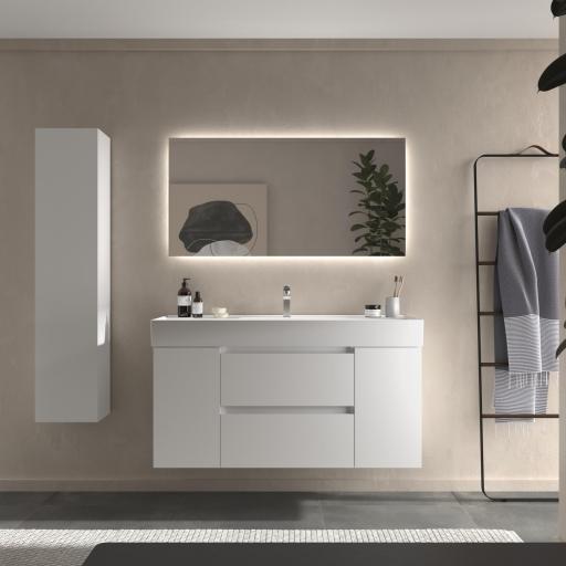 Mueble de baño Bequia Plus suspendido 2 cajones 2 puertas 120cm de Salgar [0]