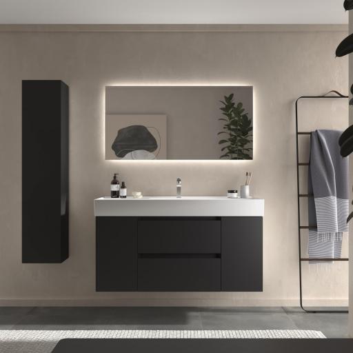Mueble de baño Bequia Plus suspendido 2 cajones 2 puertas 120cm de Salgar [2]