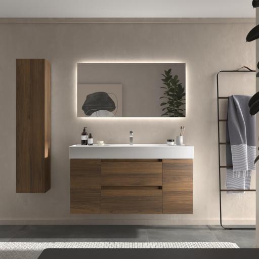 Mueble de baño Bequia Plus suspendido 2 cajones 2 puertas 120cm de Salgar [4]