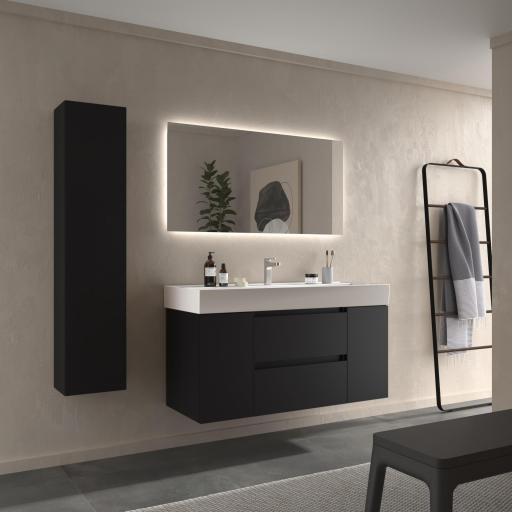 Mueble de baño Bequia Plus suspendido 2 cajones 2 puertas 120cm de Salgar [3]