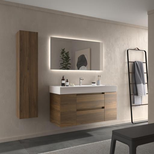Mueble de baño Bequia Plus suspendido 2 cajones 2 puertas 120cm de Salgar [5]