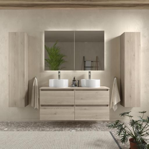 Mueble de baño Bequia 2 o 4 cajones suspendido sin lavabo de Salgar [1]