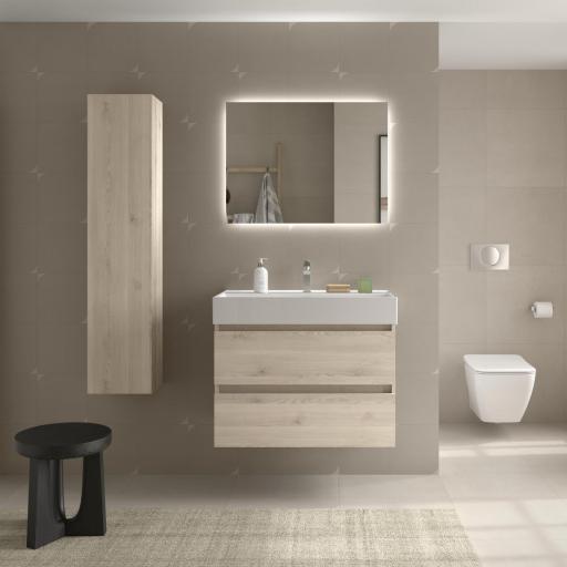 Mueble de baño Bequia suspendido 2 o 4 cajones con lavabo Veneto de Salgar [0]