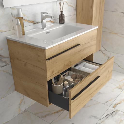 Mueble de baño Yara 2 cajones suspendido de Salgar [1]
