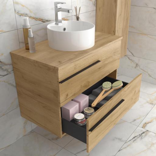 Mueble de baño sobre encimera Yara 2 o 4 cajones suspendido de Salgar [2]