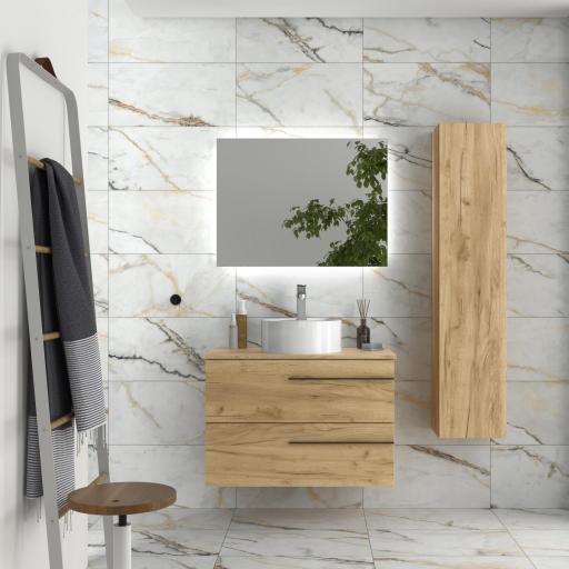 Mueble de baño sobre encimera Yara 2 o 4 cajones suspendido de Salgar [0]