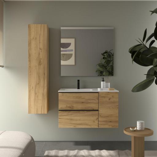 Mueble de baño Nabua Plus 2 cajones 1 puerta de Salgar