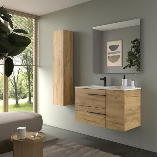 Mueble de baño Yara Plus 2 cajones 1 puerta de Salgar [1]