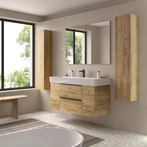 Mueble de baño Nabua Plus 2 cajones 2 puertas suspendido de Salgar [1]