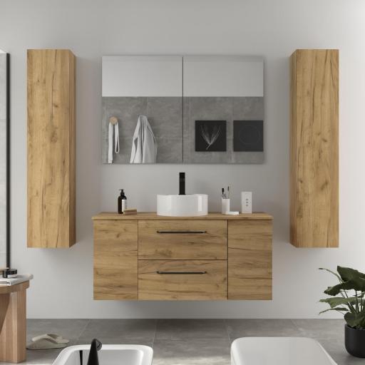 Mueble de baño sobre encimera Morai Plus 2 cajones 2 puertas de Salgar [0]