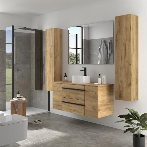 Mueble de baño sobre encimera Born Plus 2 cajones 2 puerta de Salgar [2]