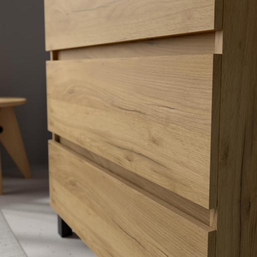 Mueble de baño Bequia Plus 3 cajones 1 puerta con patas de Salgar [3]