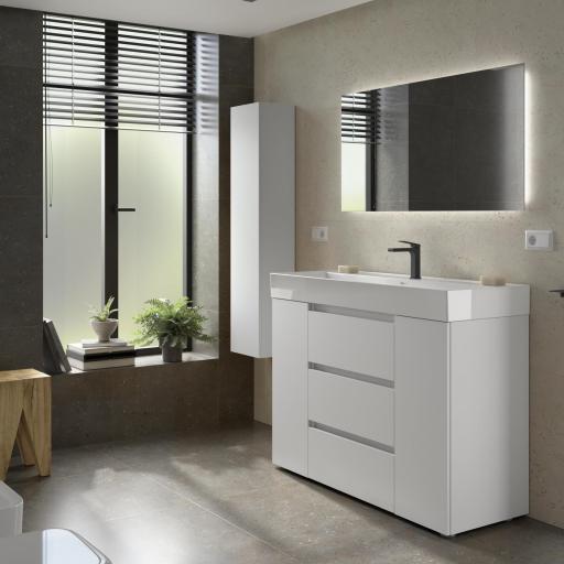 Mueble de baño Bequia Plus 3 cajones 2 puertas con patas de Salgar [1]