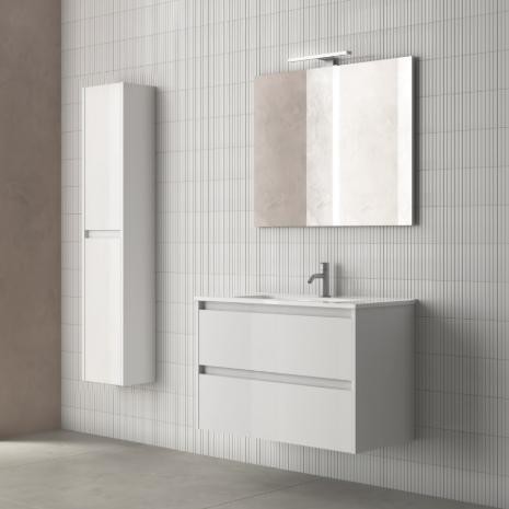 Mueble de baño Sansa suspendido 2 cajones fondo reducido promocion de Royo [1]