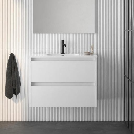 Mueble de baño con fondo reducido 2 cajones Sansa de Royo [1]