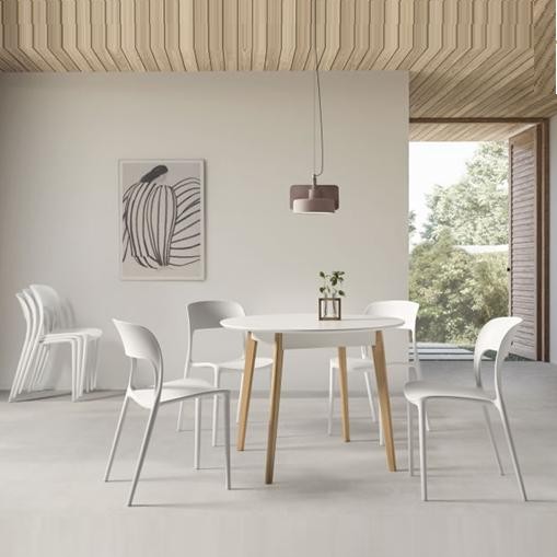 Silla Roma polipropileno de Velasco con diferentes acabados [0]