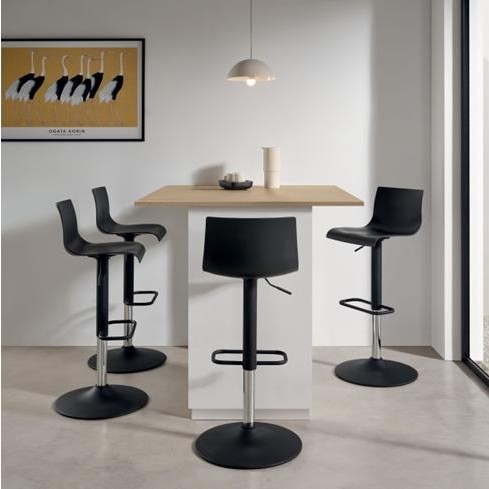 Taburete de gas Nico polipropileno de Velasco con diferentes acabados [0]