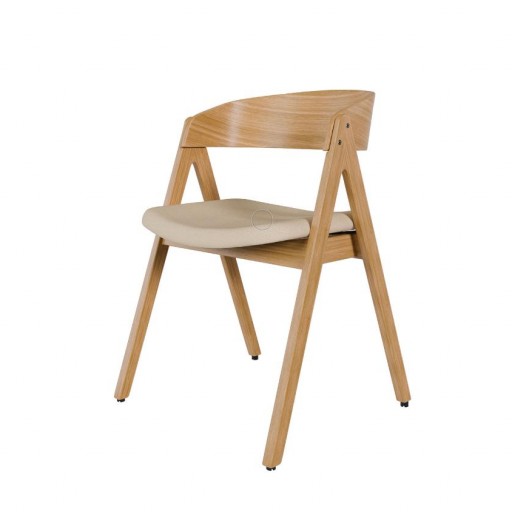 Pack 2 sillas de madera Rina con diferentes opciones