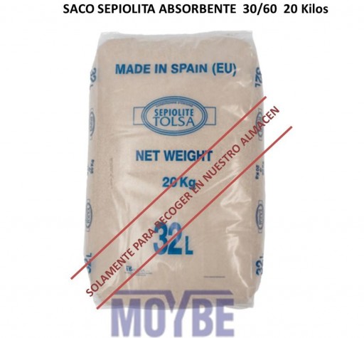 Saco de Sepiolita 30/60 (20 kilos) [0]