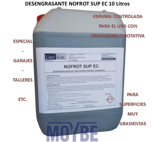 Detergente Máquina NOFROT Súper Espuma Controlada (10 litros)