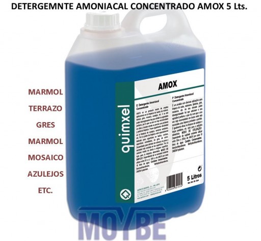 Fregasuelos Amoniacal Concentrado AMOX 5 Lts.