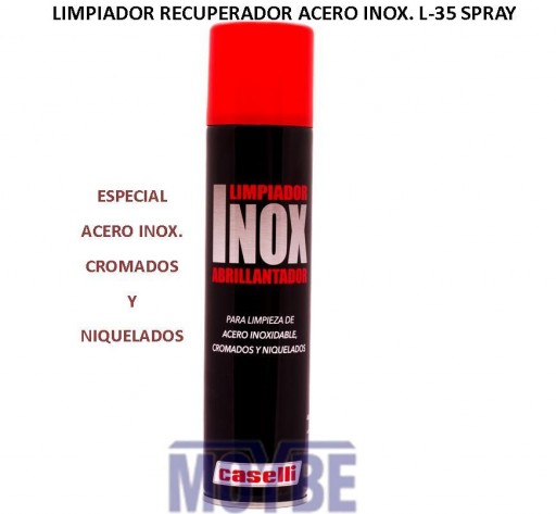 Limpiador Abrillantador Acero Inoxidable CASELLI Spray 520 cc [0]