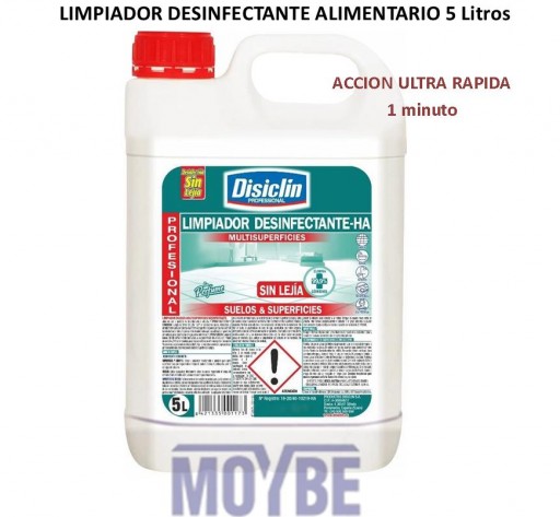 Limpiador Desinfectante Multiusos DISICLIN HA 5 Lts [0]