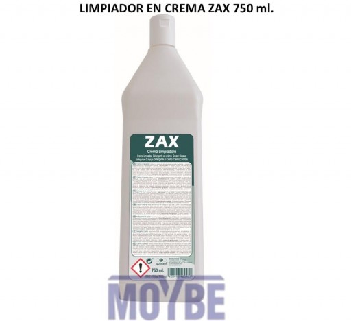 Limpiador en Crema ZAX 750 ml.