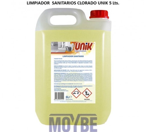 Limpiador Sanitarios Clorado UNIK 5 Lts.