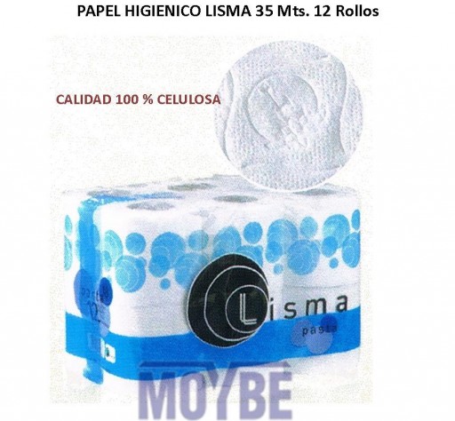 Papel Higiénico LISMA Pasta 35mts (12 rollos) [0]