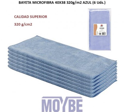 Bayeta Microfibra Rizo 40x38 320g (6 Unidades) [1]