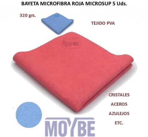 Bayeta Microfibra MICROSUP 38x35cm 5 Uds. [1]