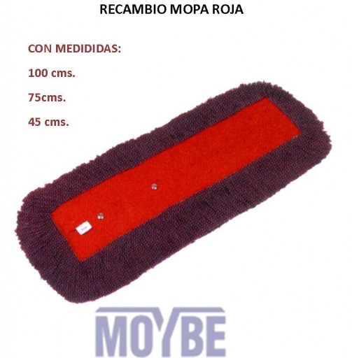 Recambio Mopa Rojo 75cm [0]