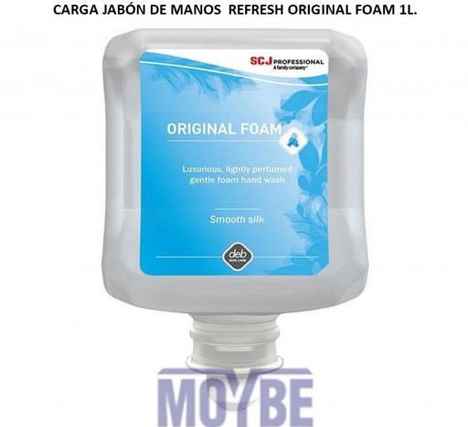 Carga Jabon Manos Original Refresh Foam 1 lt.
