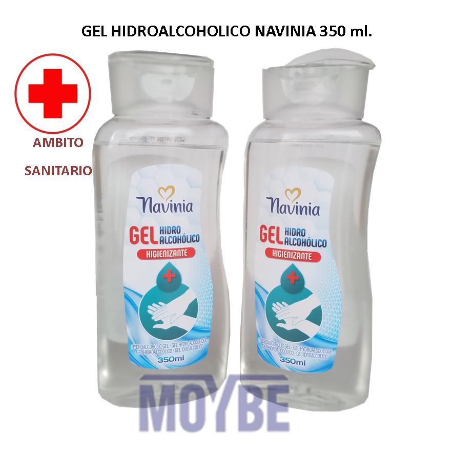 Gel Hidroalcoholico Antiséptico NAVINIA 350 ml.
