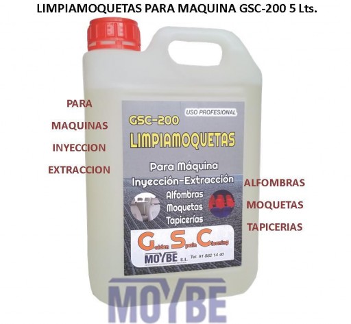 Limpia Moquetas Inyección Extracción GSC-200 5 Litros