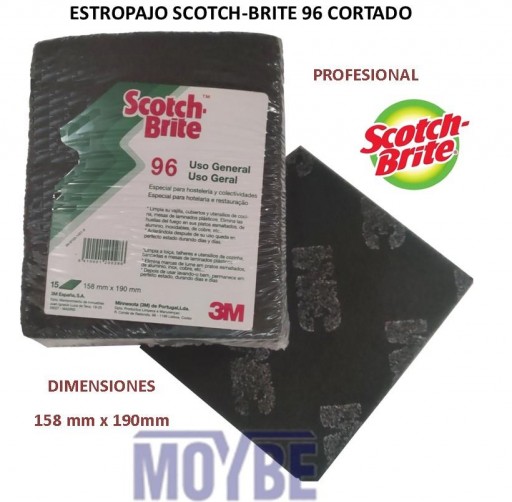 Estropajo Profesional SCOCHT-BRITTE CORTADO 96 158x190 mm [0]