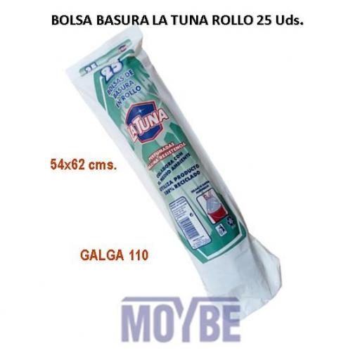 Bolsa de Basura LA TUNA 54x62 (25 Unidades)