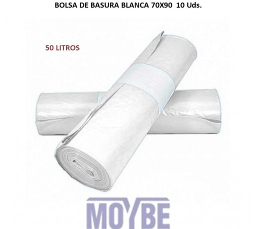 Saco Basura Blanco 70X90 Rollo10 Unidades [0]