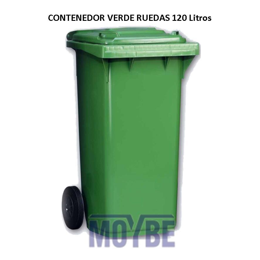 Contenedor Con Ruedas Verde (120 litros)