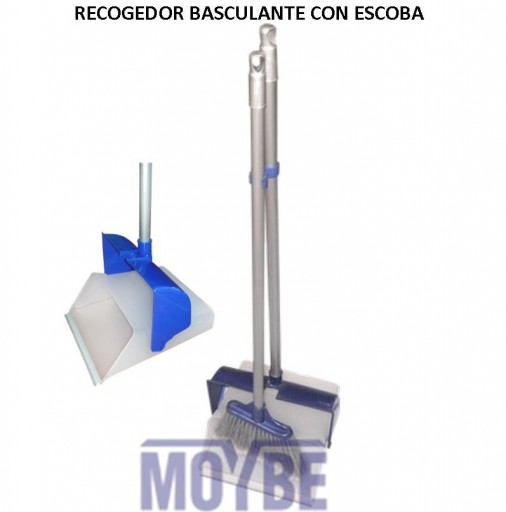 Recogedor Plástico Basculante FLEXI con Escoba