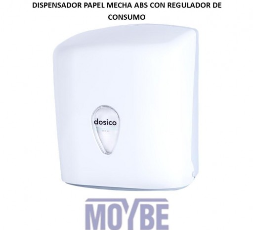 Dispensador Papel Mecha Ares Blanco con Regulador de Consumo