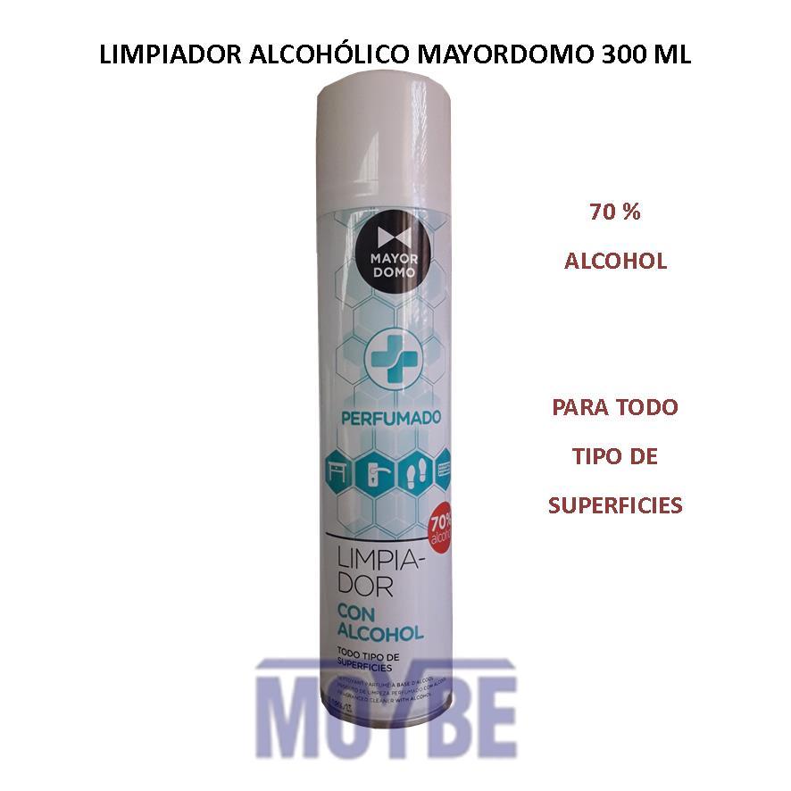 Limpiador Spray Alcohólico Perfumado 300 ml 
