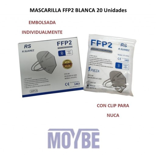 Mascarilla Blanca FFP2  20 Unidades [0]