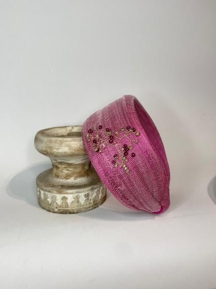 EL6 DIADEMA MUJERO EN ROSA CON PIEDRAS ROSA Y DORADO [1]