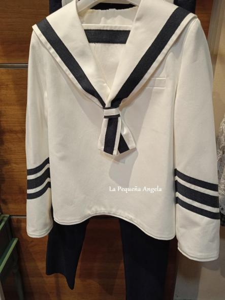 2093. TRAJE MARINERO PRIMERA COMUNION BLANCO Y MARINO [0]