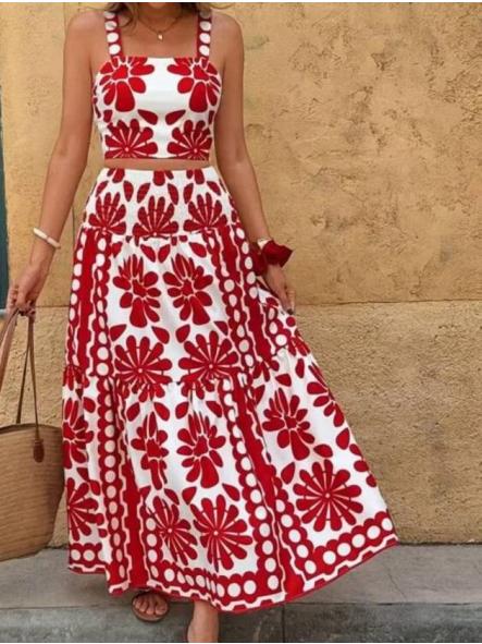 ZAPIN. CONJUNTO TOP Y FALDA