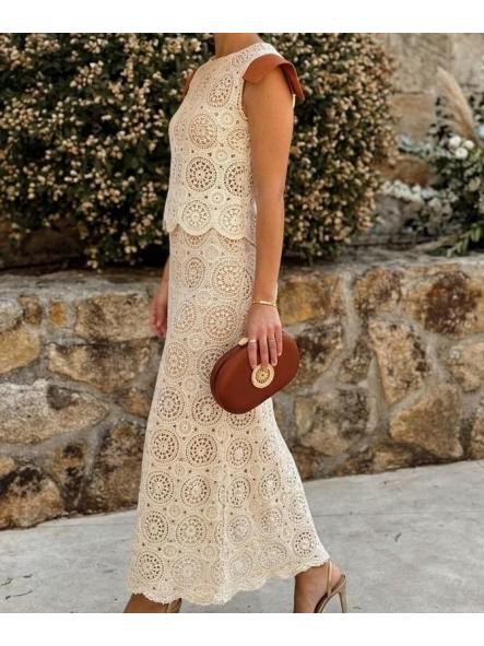 FORNELLS. CONJUNTO CROCHET FALDA Y TOP [0]